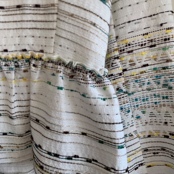 Zara Ivory Textured Peplum Jacket XS - Picture 8 of 9